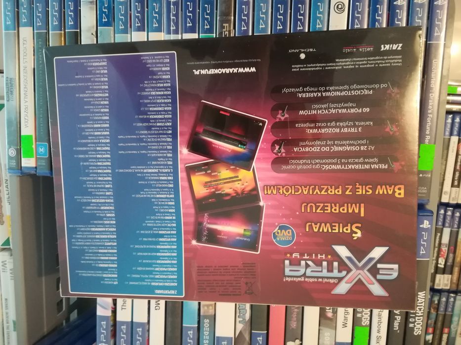 Extra hity karaoke plus mikrofon nowa folia pc dvd