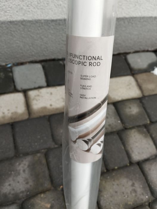 Drążek prysznicowy teleskopowy 145-260 cm