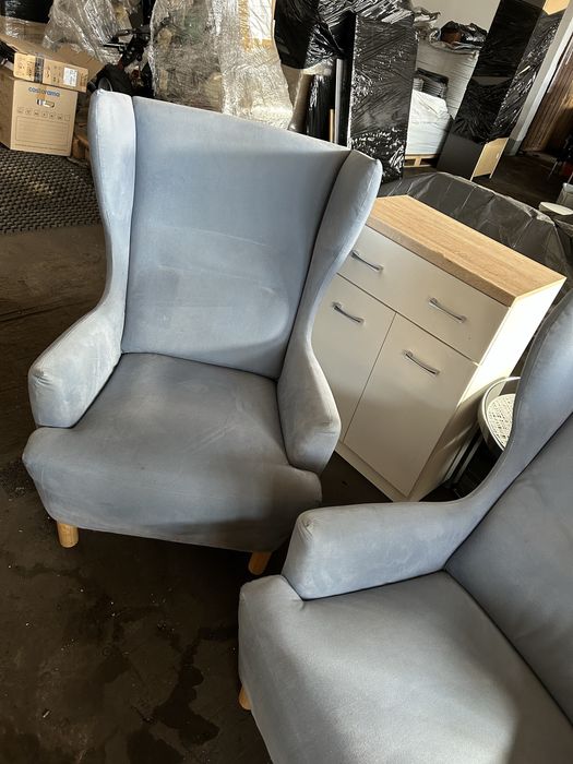 Fotel uszak tapicerowany