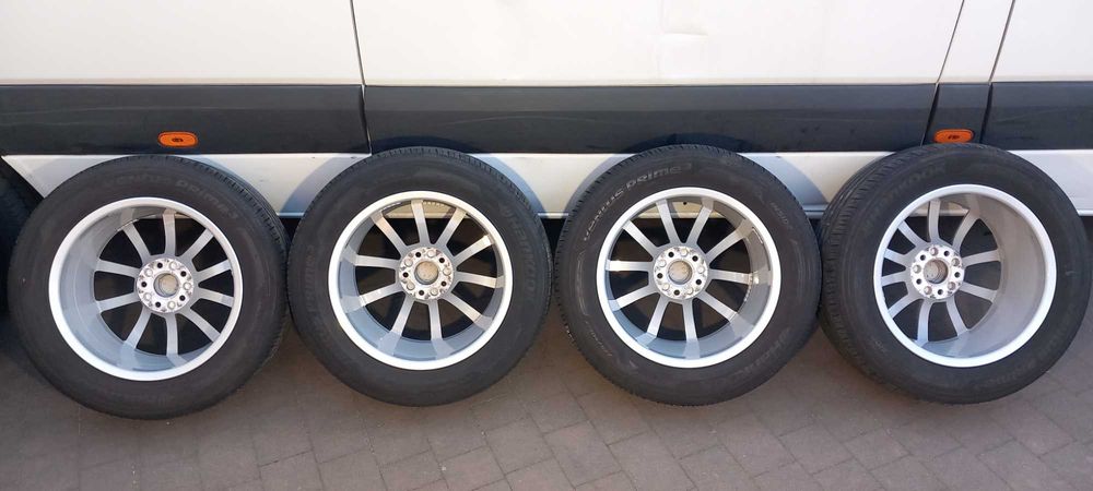 Koła lato oryg. AUDI A6  7.5x17, 5x112, ET36 + Hankook 225/60R17, 2021r