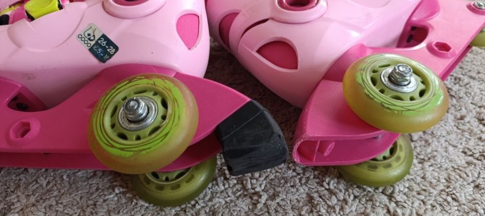 rolki oxylane dziecięce rozm .26-28