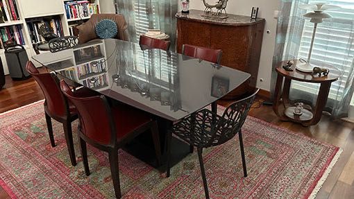 Mesa de jantar extensível