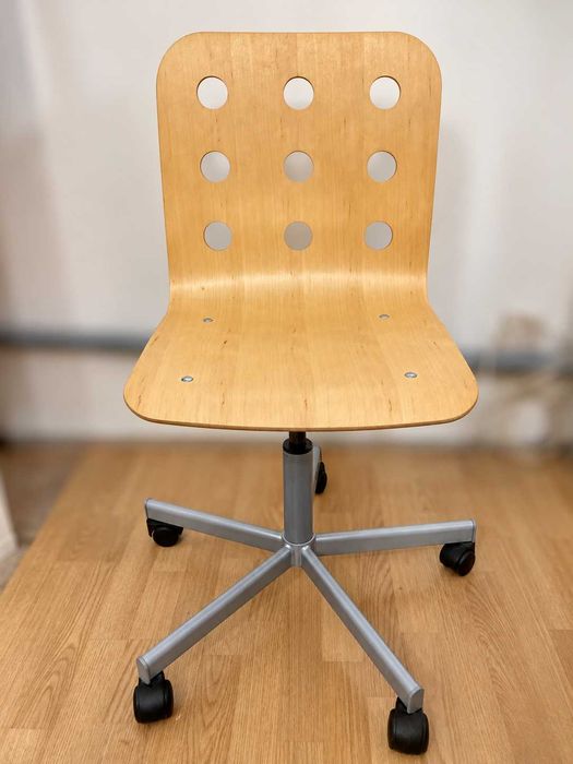 IKEA JULES krzesło obrotowe drewniane – sprawne, stan bardzo dobry