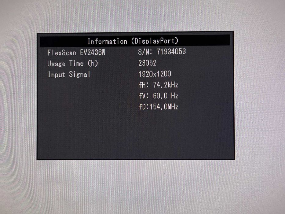 Zadbany monitor EIZO EV2436W 24.1"