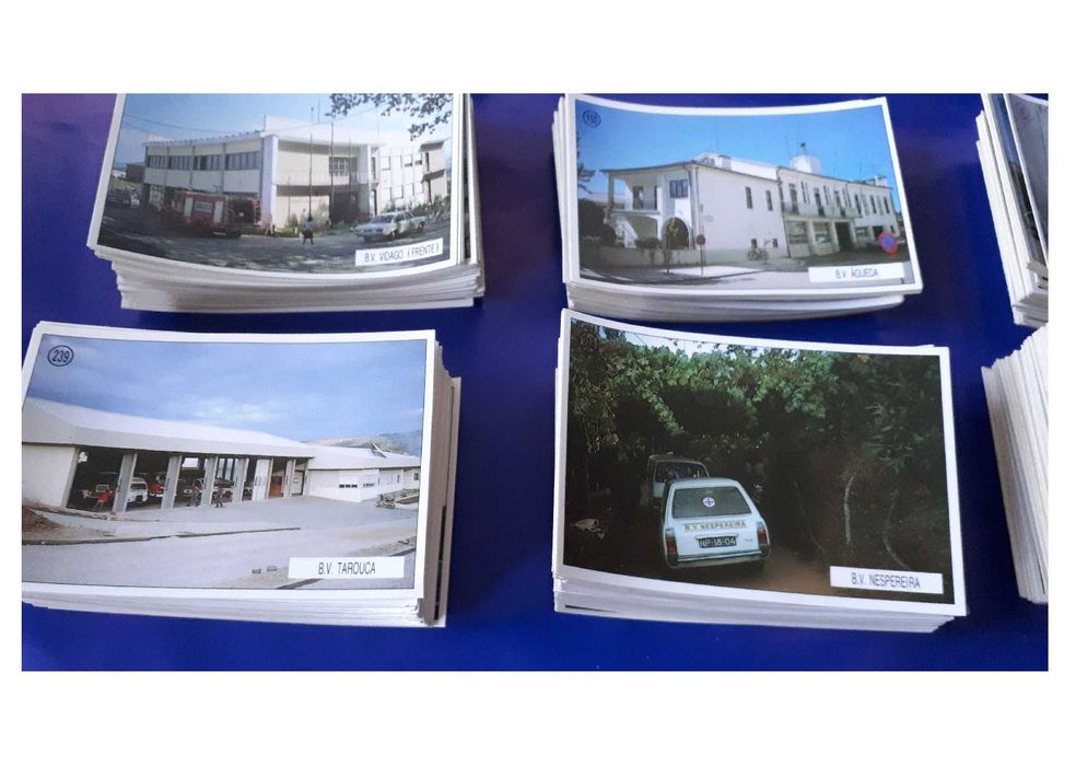 370 Calendários Coleção Quartéis Bombeiros de 1991