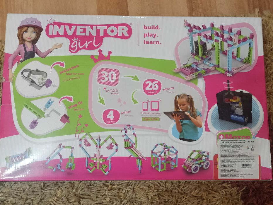 Конструктор для дівчаток engino Inventor girl