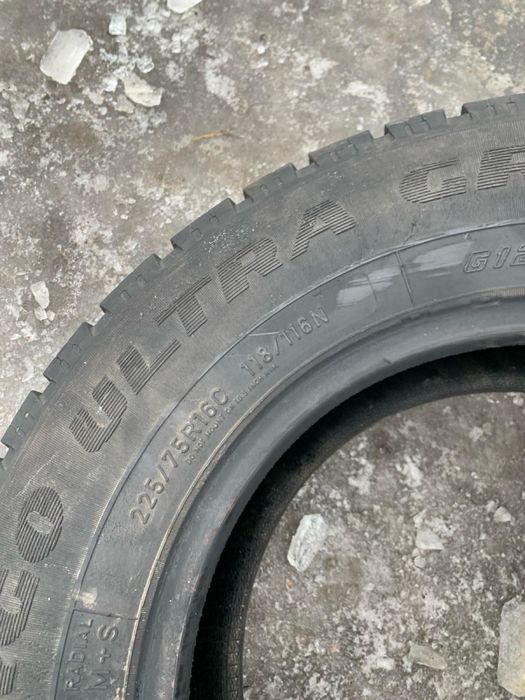 Шини 225/75 R16C Goodyear 2023p всесезон 9/9,6мм