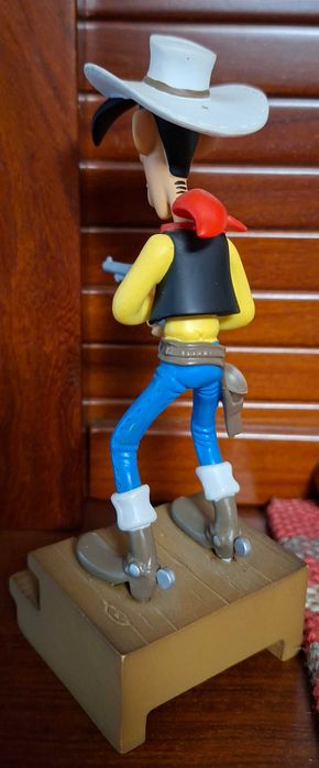 Estatueta de Lucky Luke em resina