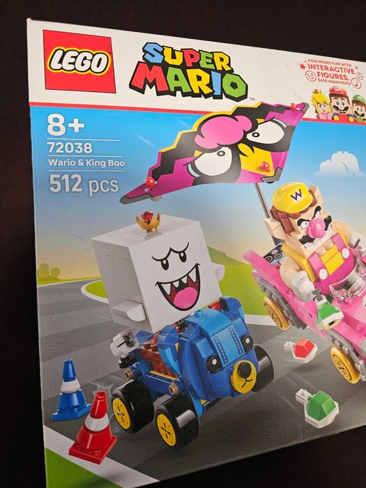 LEGO Super Mario • Mario Kart - Wario & King Boo 72038 | NOVO | SELADO