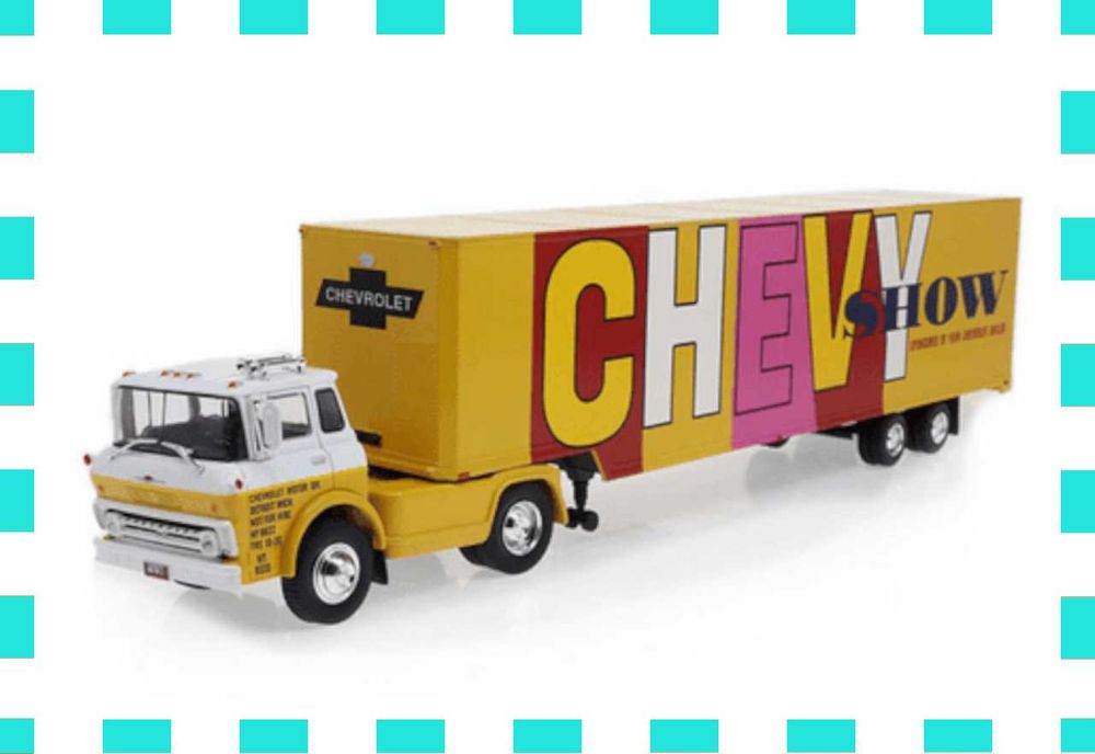 1:43 CHEVROLET TILT CAB SERIES 60 ciężarówka ciągnik z naczepą USA Ixo