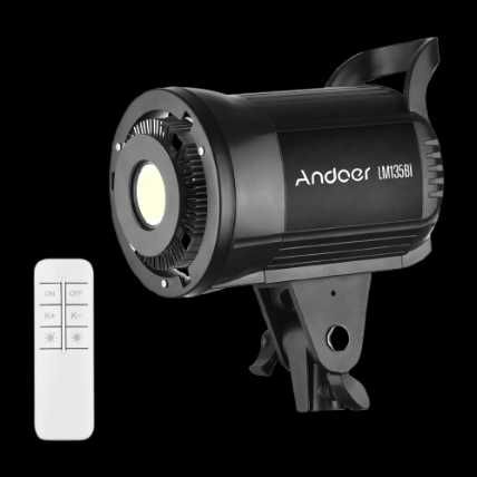 ПРОФЕСІЙНЕ СВІТЛО Andoer  LM135Bi LED 2800 - 5600K студійне світло