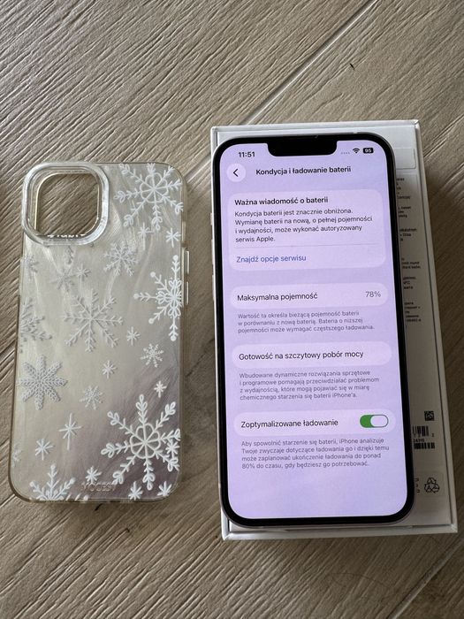 Iphon 13 różowy 128GB