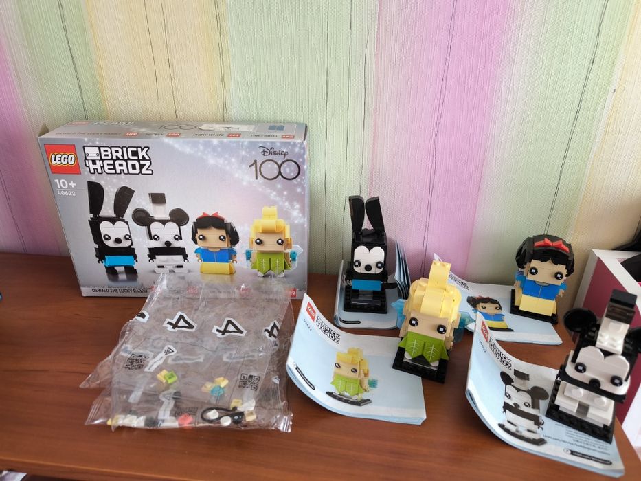 LEGO Brick Headz 100 років Disney (40622) дінь дінь,білосніжка дісней