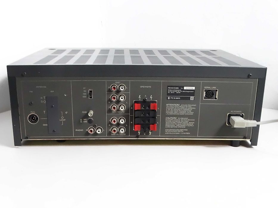 Amplituner REVOX B 285 – Legendarny Klasyk Hi-Fi Stan Bardzo Dobry