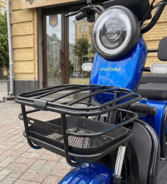 СУПЕР ЦІНА ‼️ Триколісний електроскутер EVOBIKE Luna PRO (1200W 60V 20Ah)