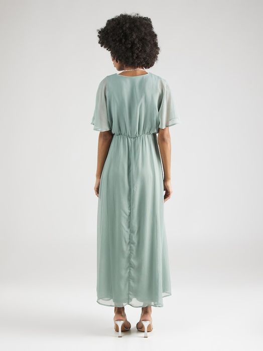 Sukienka midi pastelowa zielona Vila 44