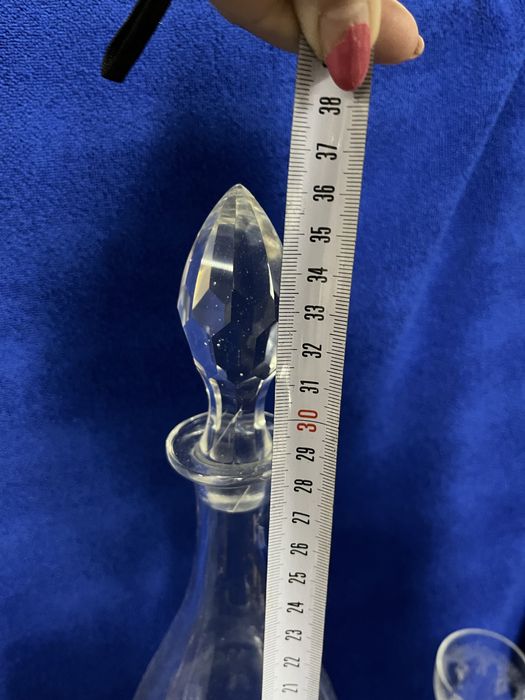 Garrafa licoreira lapidada