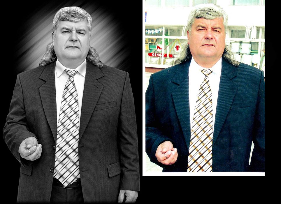 Ретуш фото на памятник Ретуш фото на скло в кольорі