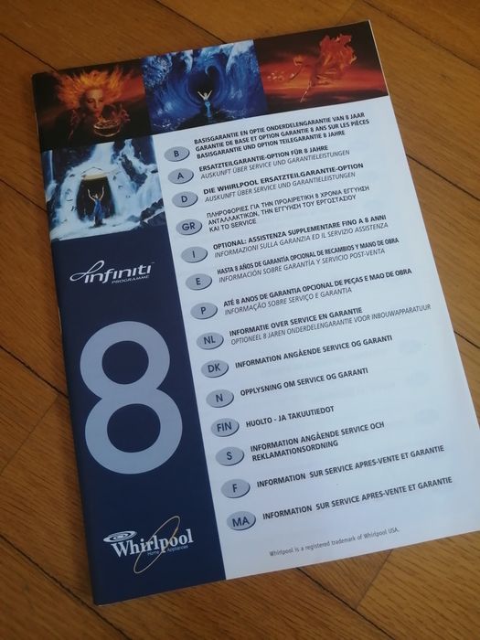 Frigorífico Whirlpool de encastrarr