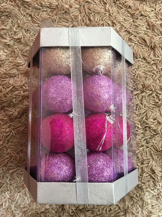 Новорічні іграшки, кулі, ялинкові прикраси, новогодний декор