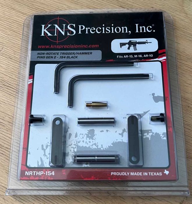 KNS Anti-Rotational Pins Gen2 .154 do AR-15