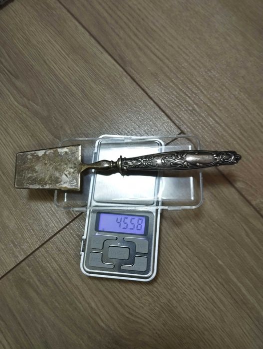 Срібна лопатка 950 проби. Франція Мінерва