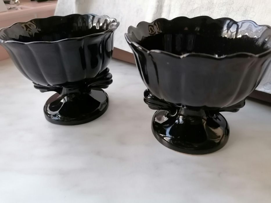 Kolekcja starych nie używanych naczyń  ceramicznych - kpl. 4 szt.