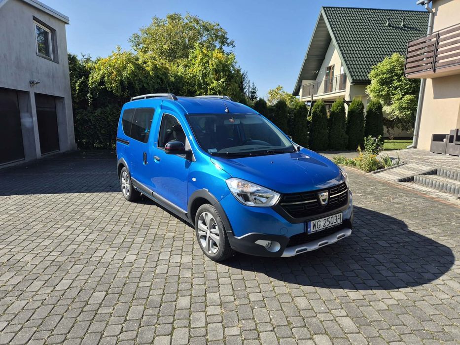 Dacia Dokker Dacia Dokker Stepway 1.5 Diesel 75 KM Bezwypadk 70 000 km Klimatyzacja