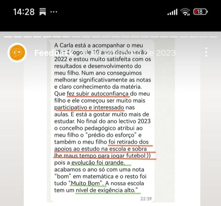 Filho sem resultados? Eu ajudo (1.º ao 9.º)