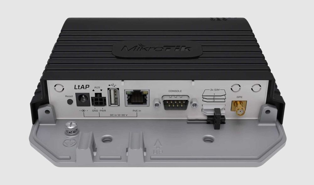 Мощная LtAP LTE6 kit Wi-Fi 2.4Ghz Gigabit Mikrotik GPS USB 3SIM