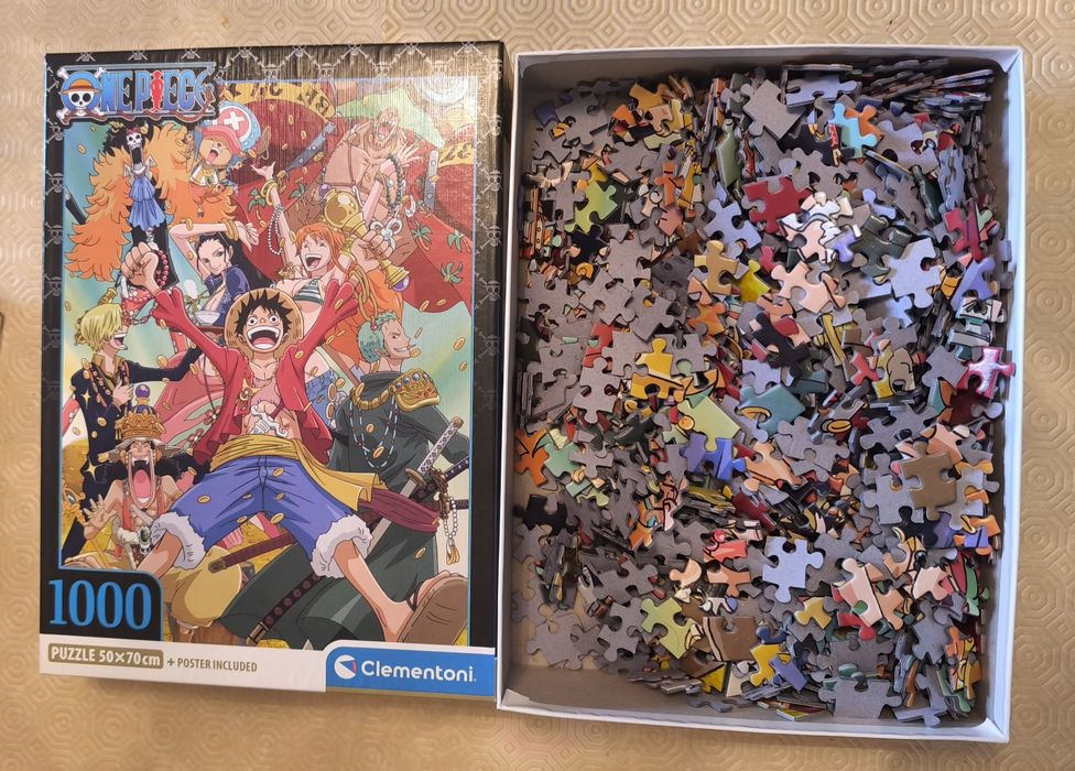 Puzzle 1000 peças + poster incluído ANIME Clementoni