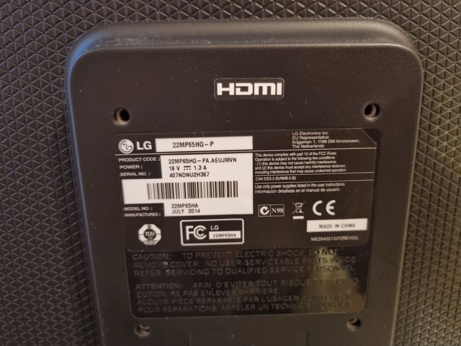 Monitor LG 22MP65HQ-P