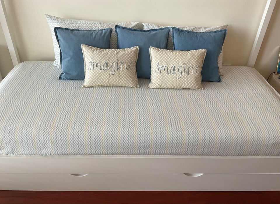 Lençóis, Almofadas e edredões Zara Home e Paradies( Nórdico)