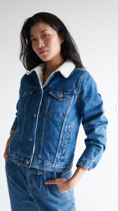 Kurtka jeans Katana z barankiem