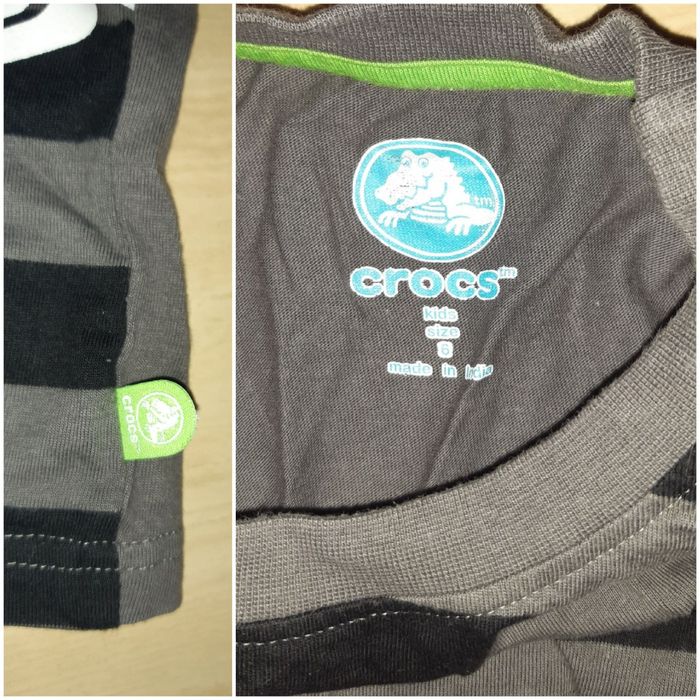 CROCS i CONVERSE r. 116 bluzka  koszulka paka T-shirt robot kościotrup