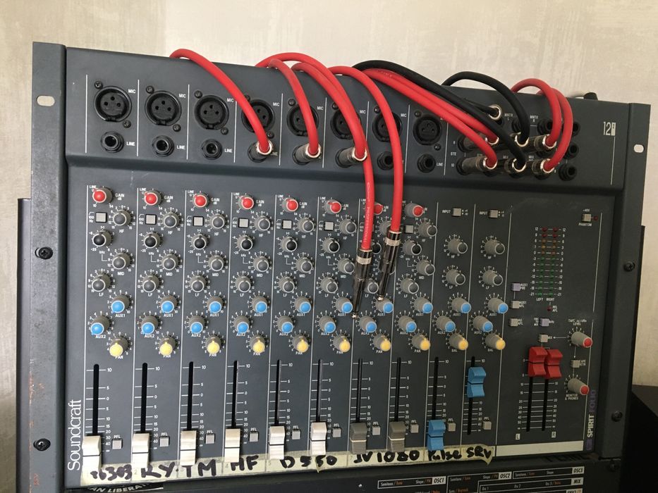 Soundcraft Spirit Folio 12 канальний мікшерний пульт рек