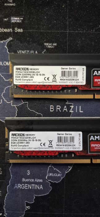 ОЗУ DDR4 16 GB (2×8)3200Mhz