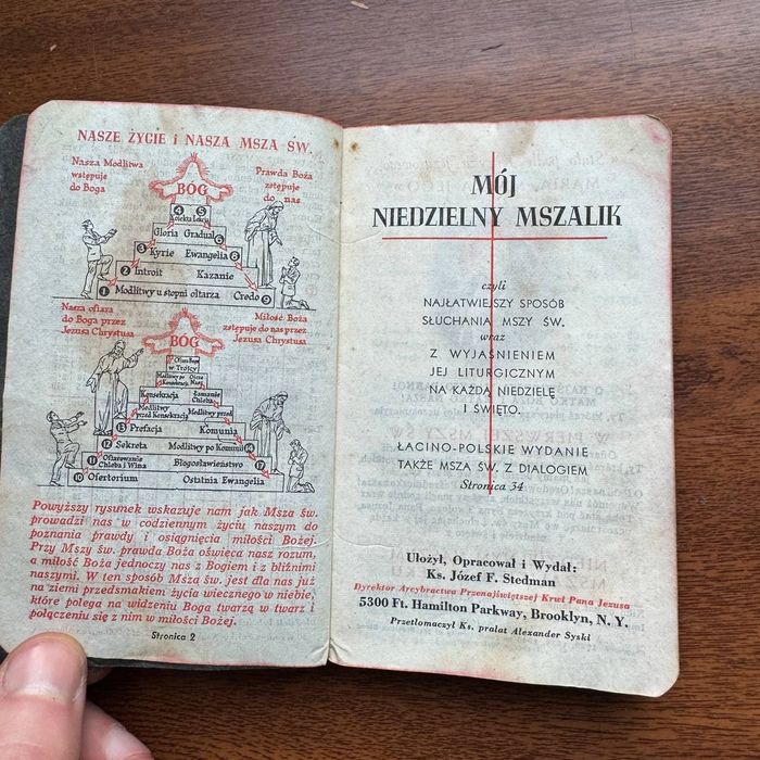Mszalik niedzielny 1947 rok