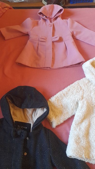 3 casacos para crianças- Bom estado