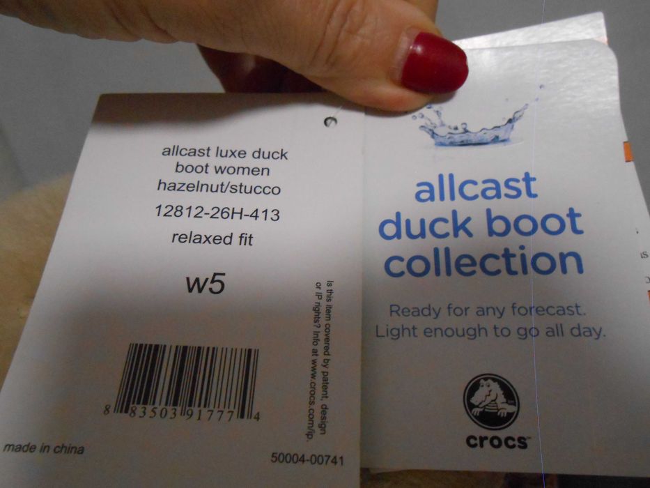 Зимові ботинки, черевики crocs р. us6/36/23,5см. нові. оригінал