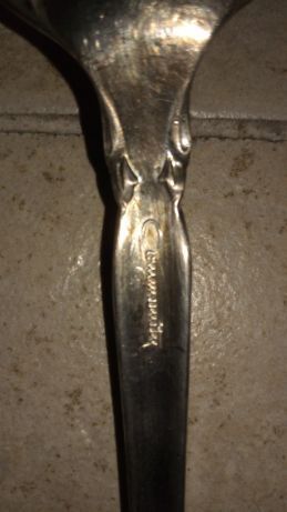 Colheres banhadas prata