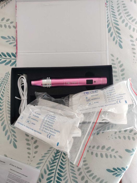 Dermapen Microneedle | Caneta de Microagulhamento | Inclui 10 agulhas
