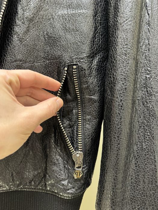 Кожана куртка Philipp Plein . Original