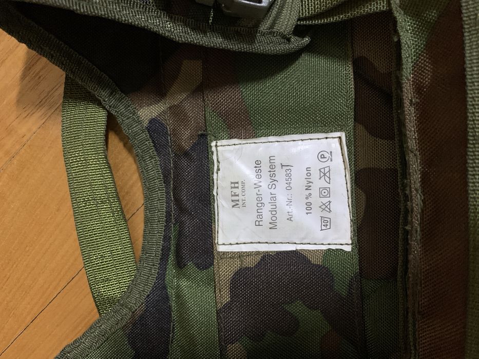 Vendo colete Tático MFH Ranger Molle- Woodland