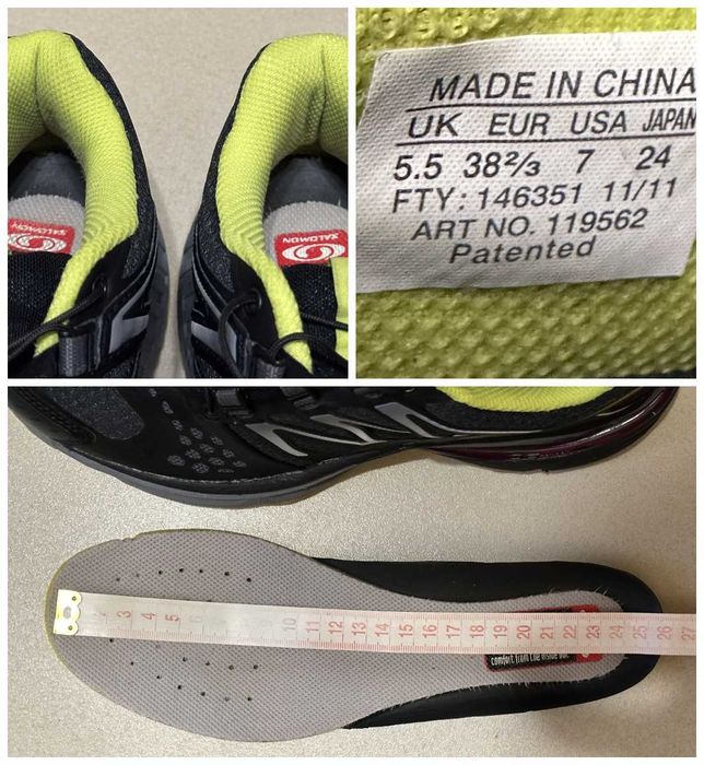 Трекинговые кроссовки Salomon XR Crossmax р-р EUR-38,5-39/25 см.