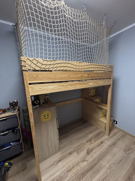 Łóżko piętrowe/ antresola ze schodami REZERWACJA