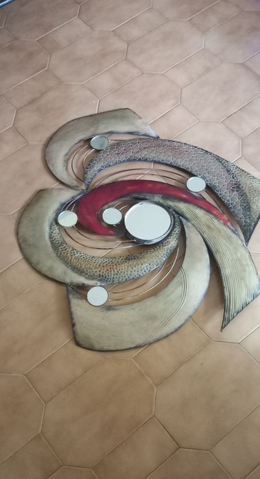 Quadro com espelhos artístico
