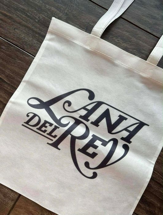 Torebka torba tote bag materiał non woven lana del rey