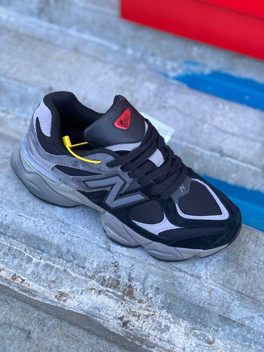 New Balance 9060 Black Grey (41-46) Кросівки чоловічі Нью Беланс сірі