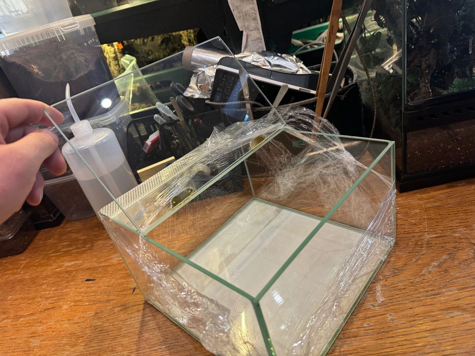 Terrarium otwierane od góry 25x25x15 - sklep terrarystyczny ANIMALE